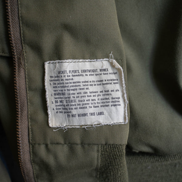 1970-90s US military beige tankers jacket 'Medium Long'