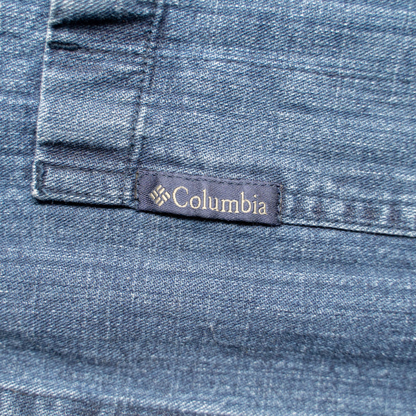 2000s Columbia button down denim shirt