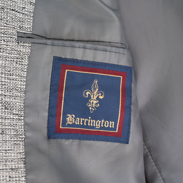 around 1980s black × white melange silk 100 tailored jacket