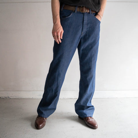 1970-80s USA light oz denim flare pants