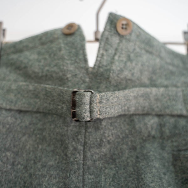 1940-50s Swiss military side line wool pants 'early model' 'dead stock'