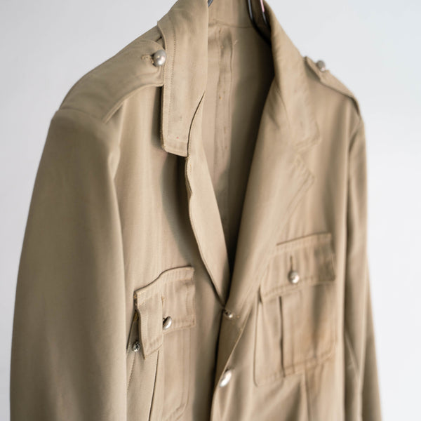 1960-70s italian military chino safari jacket