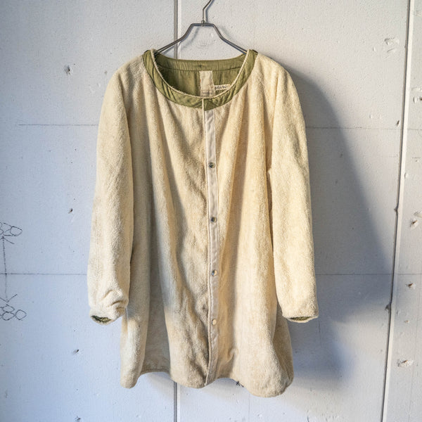 1960s French military pile fabric liner jacket -button remake-