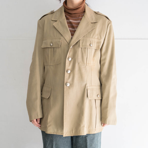 1960-70s italian military chino safari jacket