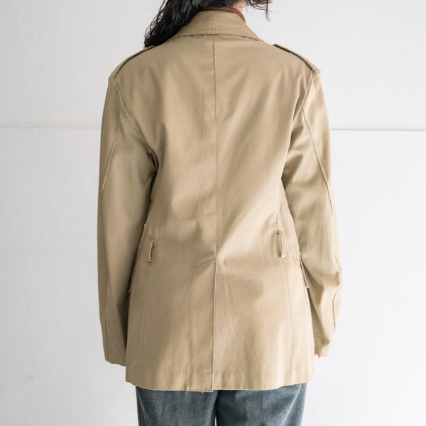 1960-70s italian military chino safari jacket