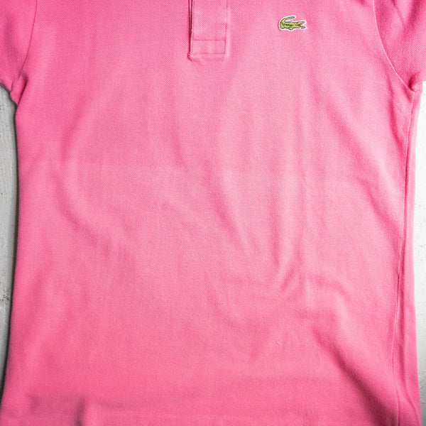 1970-80s LACOSTE pink color polo shirt 'made in France'　