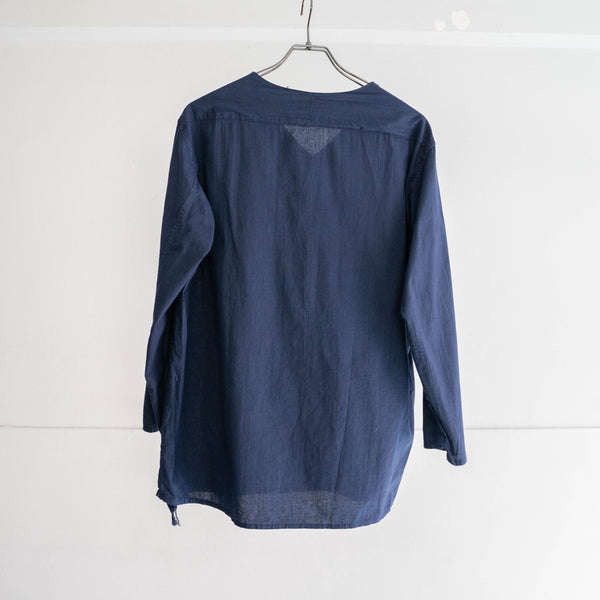 1960-70s Romania military V-neck sleeping shirt -over dyed-