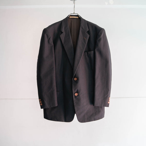 1960-70s Japan vintage black × red melange set up -great fabric-