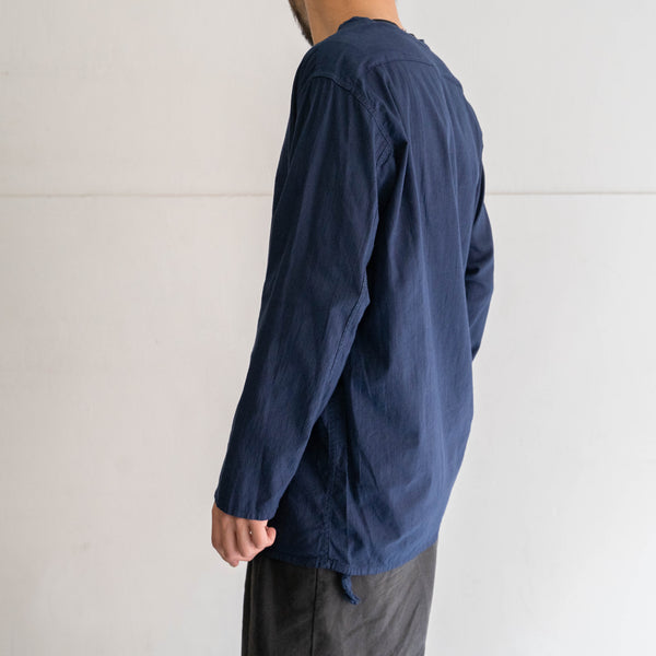 1960-70s Romania military V-neck sleeping shirt -over dyed-