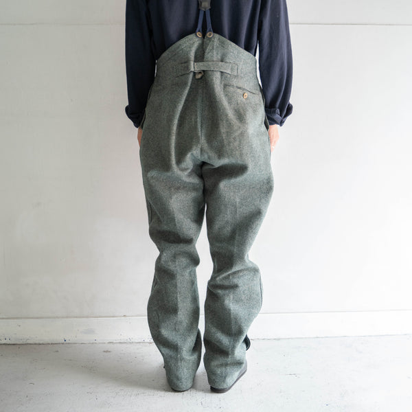 1940-50s Swiss military side line wool pants 'early model' 'dead stock'