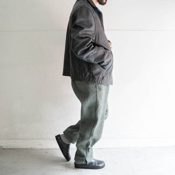 1940-50s Swiss military side line wool pants 'early model' 'dead stock'