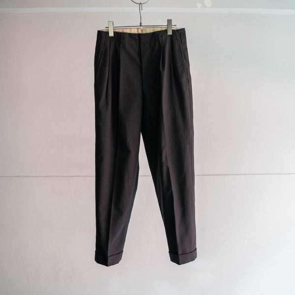 1960-70s Japan vintage black × red melange set up -great fabric-
