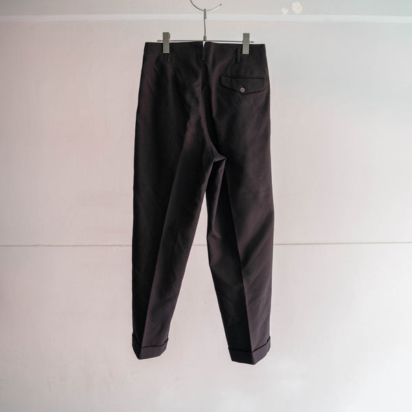1960-70s Japan vintage black × red melange set up -great fabric-