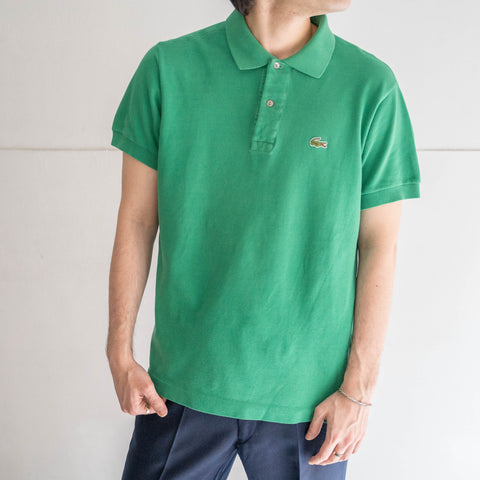 1970s LACOSTE green color polo shirt 'made in France'