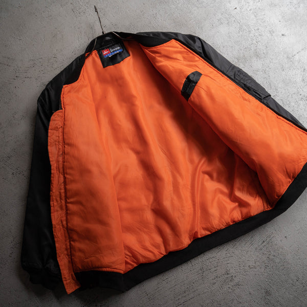 1990s black padded MA-1 jacket