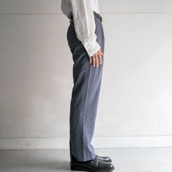 2000s Italian military dress pants  -navy? dyed-