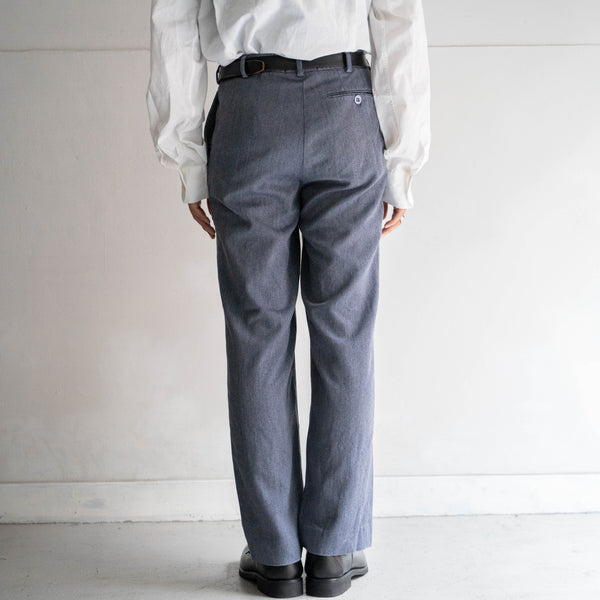 2000s Italian military dress pants  -navy? dyed-