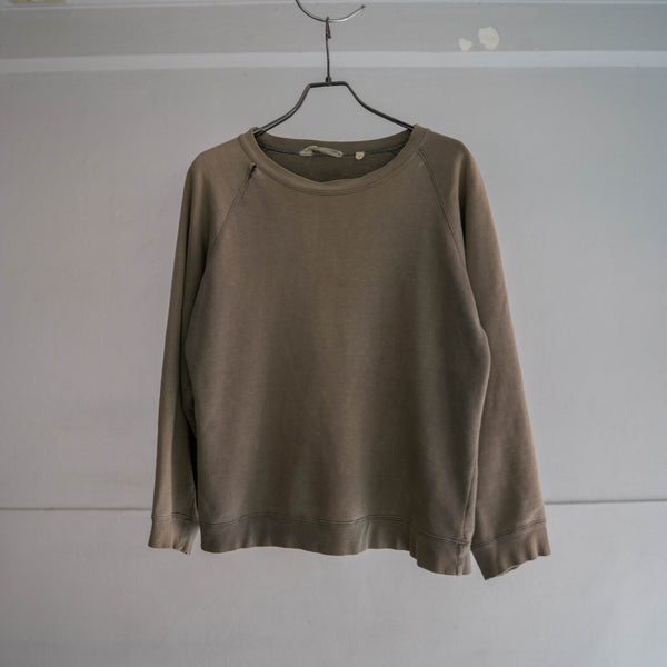 1980-90s gray sweat shirt -super fade-