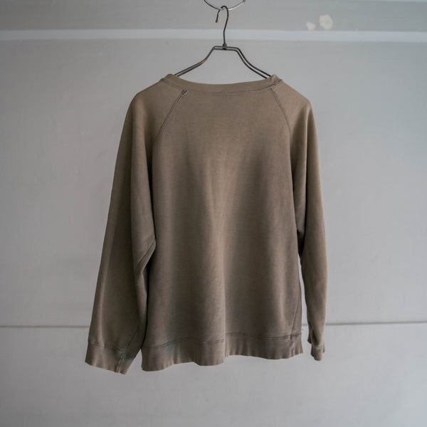 1980-90s gray sweat shirt -super fade-