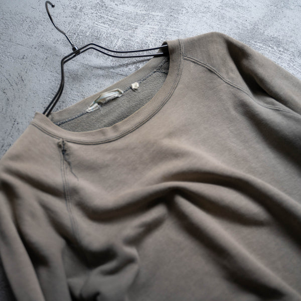1980-90s gray sweat shirt -super fade-