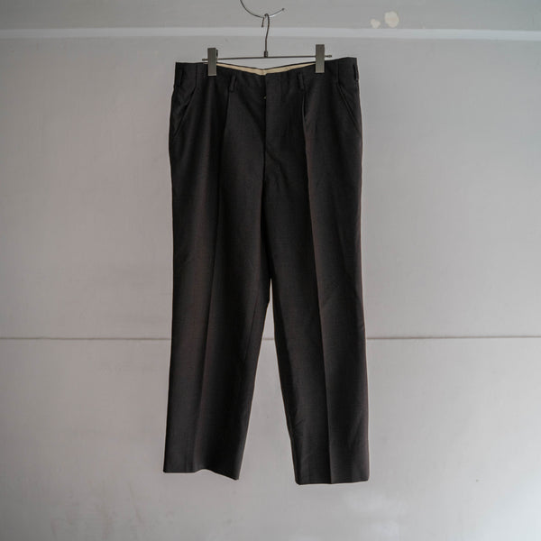 1970s Japan vintage brown based 'TAMAMUSHI' slacks