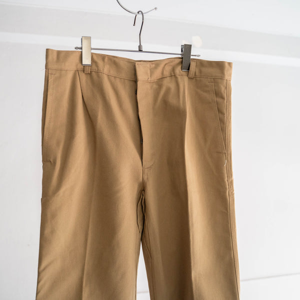 around 1960s france work chino pants "dead stock"