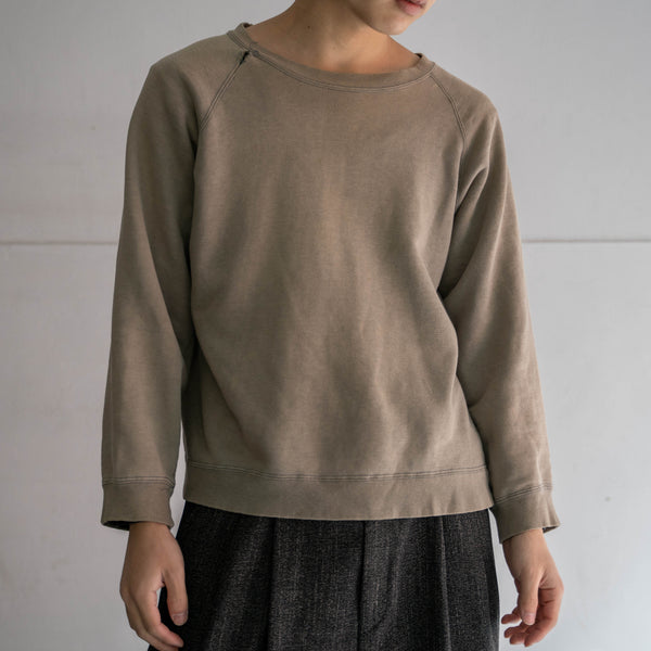 1980-90s gray sweat shirt -super fade-