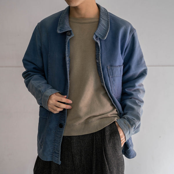 1980-90s gray sweat shirt -super fade-