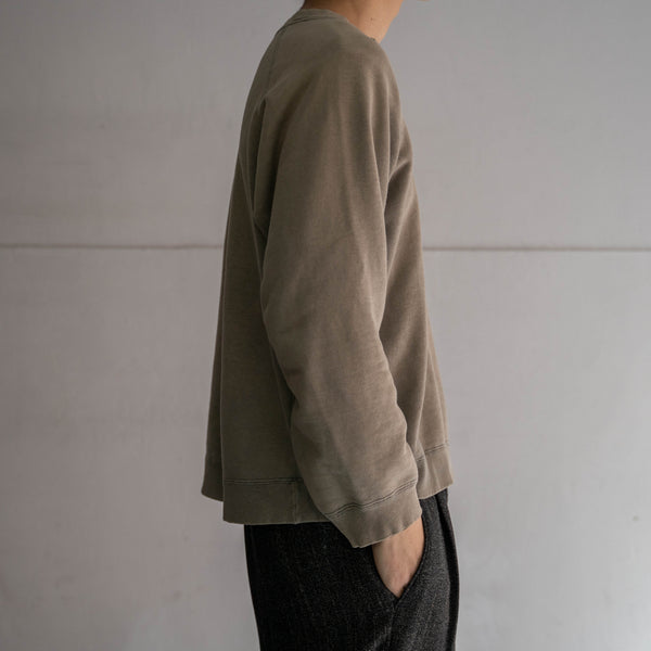 1980-90s gray sweat shirt -super fade-