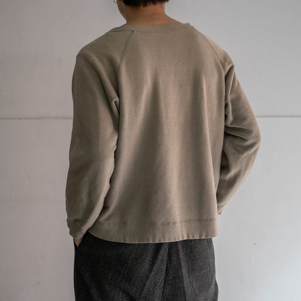 1980-90s gray sweat shirt -super fade-