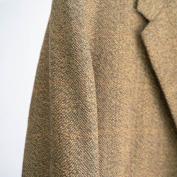 1970-80s Japan vintage light brown tweed tailored jacket