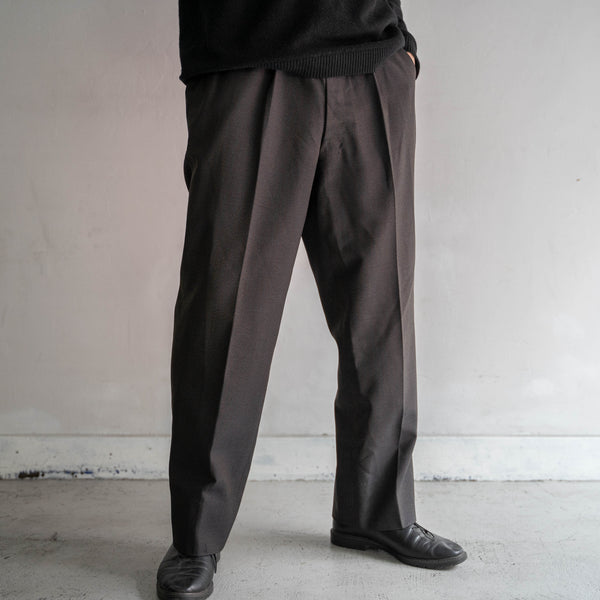 1970s Japan vintage brown based 'TAMAMUSHI' slacks
