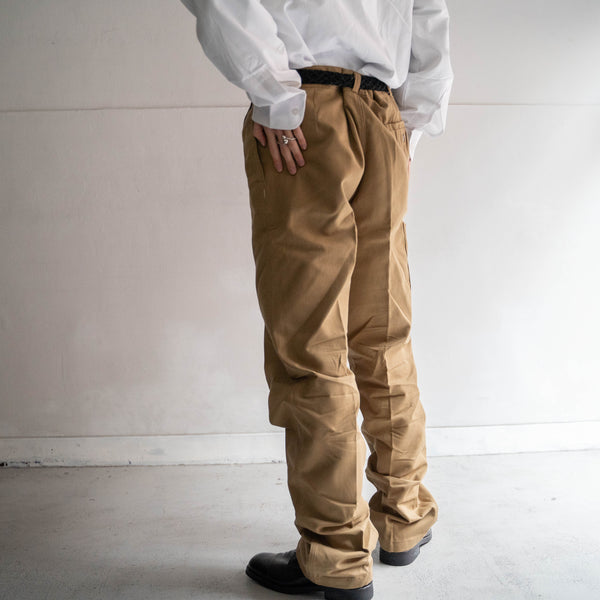 around 1960s france work chino pants "dead stock"