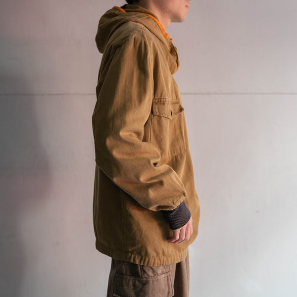 1960-70s Europe beige work smock jacket