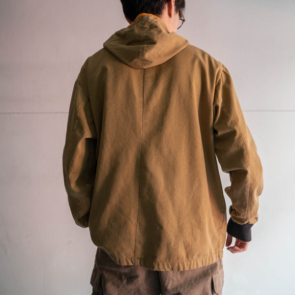 1960-70s Europe beige work smock jacket