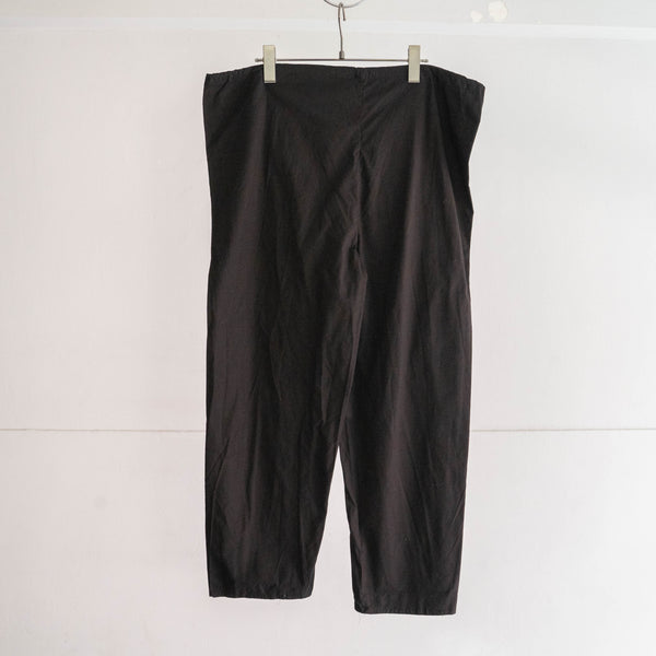 1970-80s German military pajama pants 'dead stock' -black dyed-