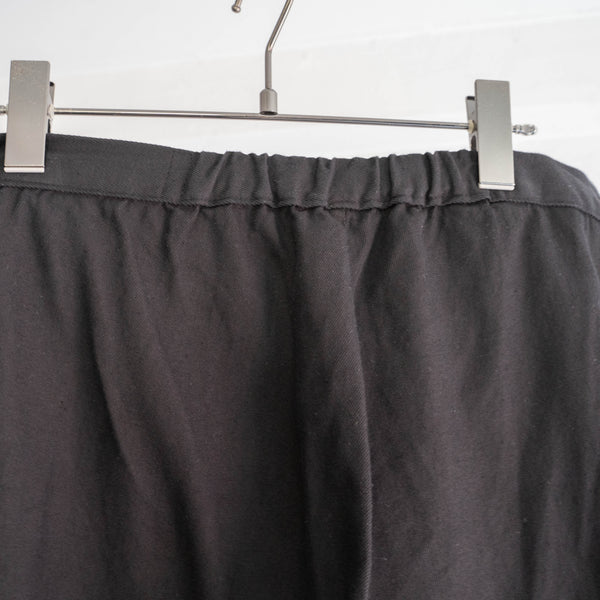 around 1980s German military cotton twill work pants 'dead stock' -black dyed-
