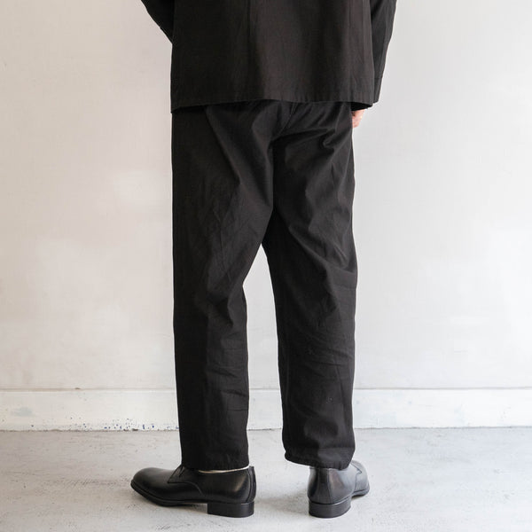 1970-80s German military pajama pants 'dead stock' -black dyed-