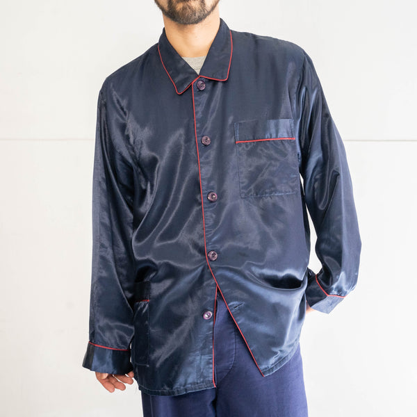 around 1990s Germany dark navy color pajama shirt