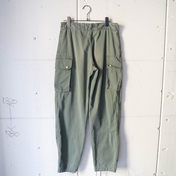 1980s French military HBT aviator pants