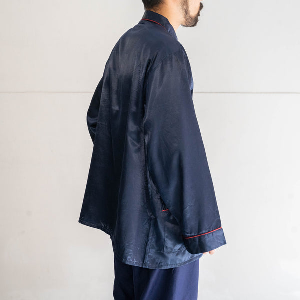 around 1990s Germany dark navy color pajama shirt