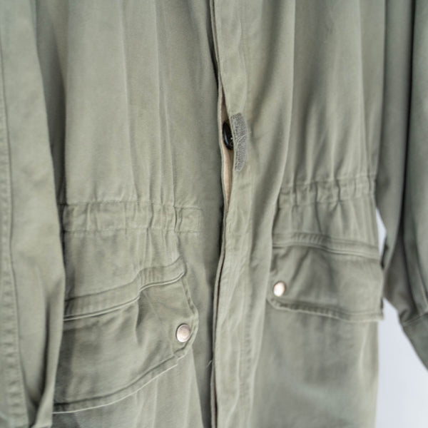 1960s French military M64 field parka '92C' -black button-