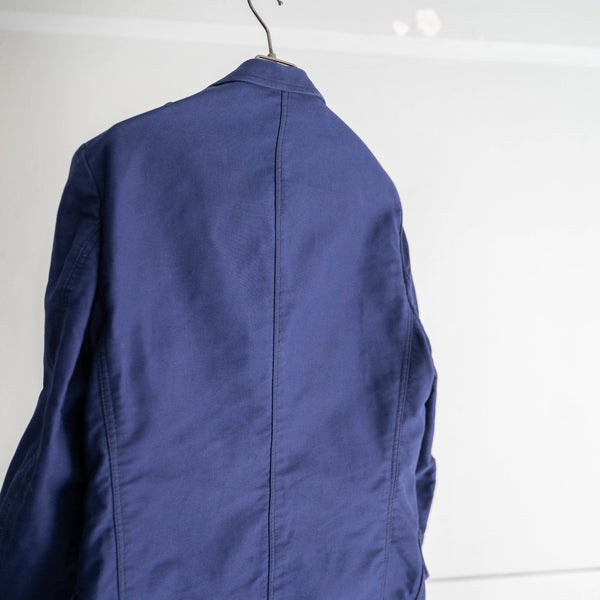 1950-60s France Blue moleskin Fireman jacket 'dead stock'