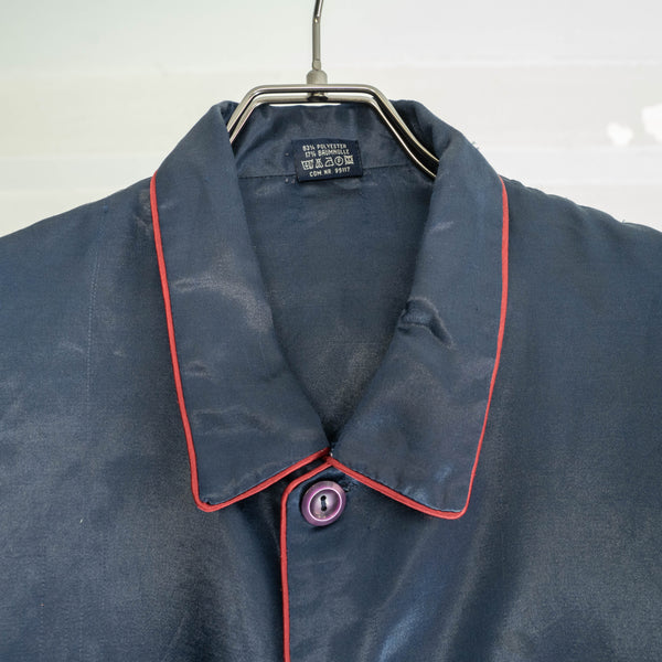 around 1990s Germany dark navy color pajama shirt