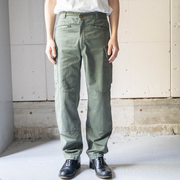 1980s French military HBT aviator pants