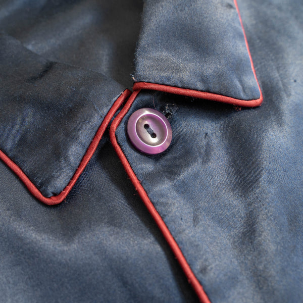 around 1990s Germany dark navy color pajama shirt