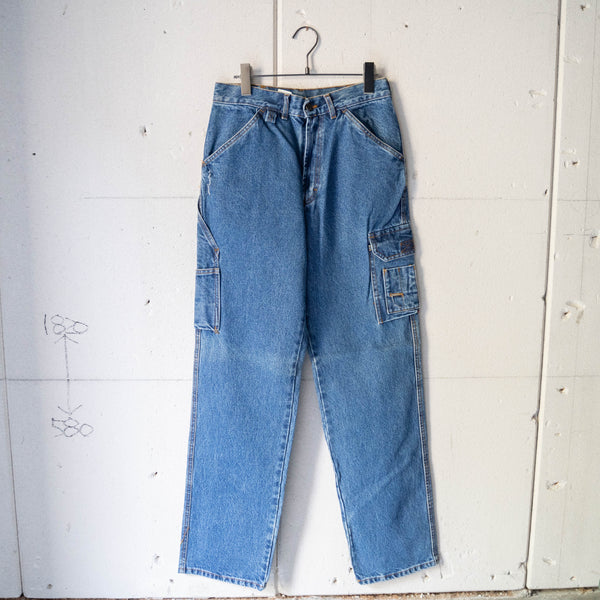 1990-00s 'Wikland' denim work cargo pants