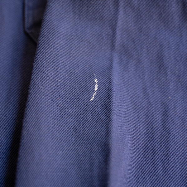 around 1970s Europe dark navy work jacket