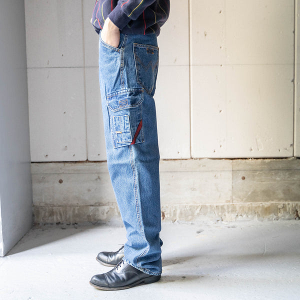 1990-00s 'Wikland' denim work cargo pants