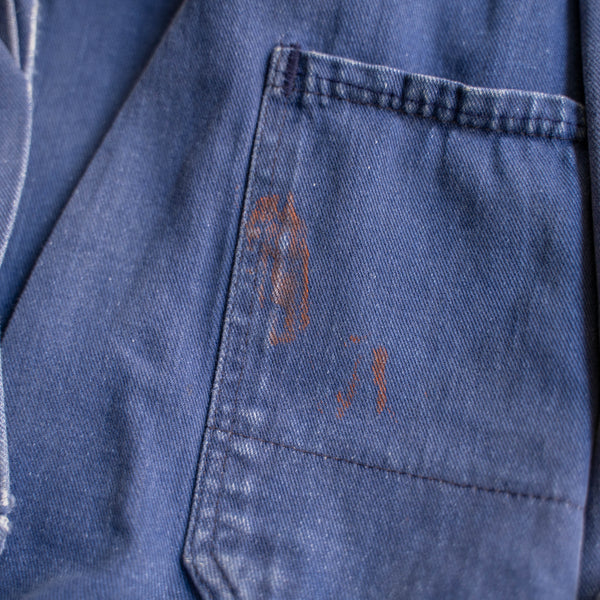 around 1970s Europe faded denim work jacket